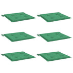 Vidaxl tuinstoelkussens 6 st 40x40x3 cm oxford stof groen