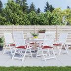 Vidaxl tuinstoelkussens 6 st 40x40x4 cm oxford stof wijnrood