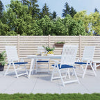 Vidaxl tuinstoelkussens 4 st 40x40x4 cm oxford stof koningsblauw