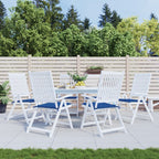 Vidaxl tuinstoelkussens 6 st 40x40x4 cm oxford stof koningsblauw