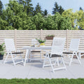 Vidaxl tuinstoelkussens 4 st 50x50x4 cm oxford stof antracietkleurig