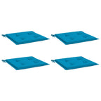 Vidaxl tuinstoelkussens 4 st 50x50x4 cm oxford stof blauw