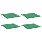 Vidaxl tuinstoelkussens 4 st 50x50x4 cm oxford stof groen