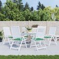 Vidaxl tuinstoelkussens 6 st 50x50x4 cm oxford stof groen
