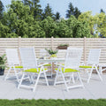 Vidaxl tuinstoelkussens 6 st 50x50x4 cm oxford stof felgroen