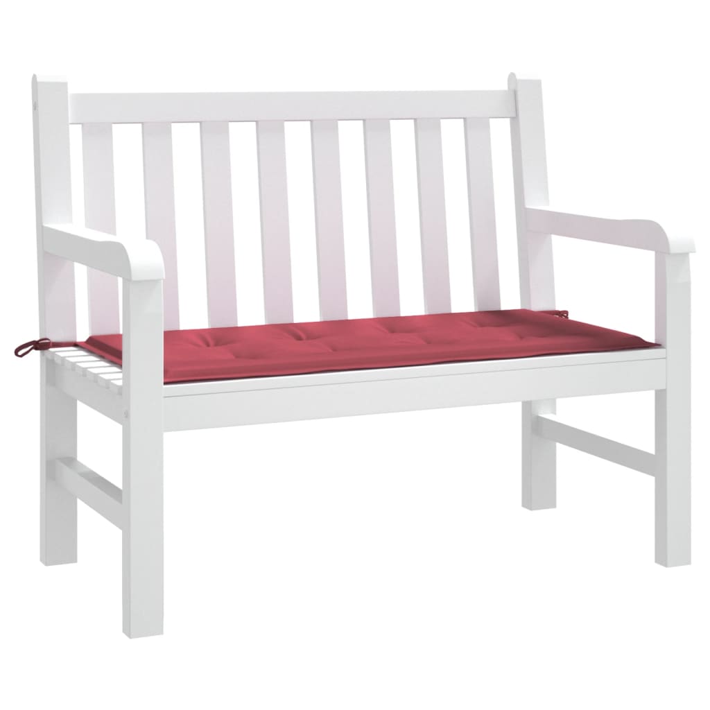 Vidaxl tuinbankkussen 120x50x4 cm oxford stof wijnrood