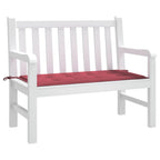 Vidaxl tuinbankkussen 120x50x4 cm oxford stof wijnrood
