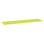 Vidaxl tuinbankkussen 200x50x4 cm oxford stof heldergroen