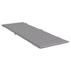 Vidaxl ligbedkussen 186x58x4 cm oxford stof grijs
