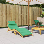 Vidaxl ligbedkussen 186x58x4 cm oxford stof groen