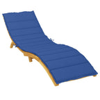 Vidaxl ligbedkussen 200x60x3 cm oxford stof koningsblauw