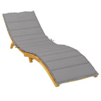 Vidaxl ligbedkussen 200x70x3 cm oxford stof grijs