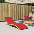 Vidaxl ligbedkussen 200x70x3 cm oxford stof rood