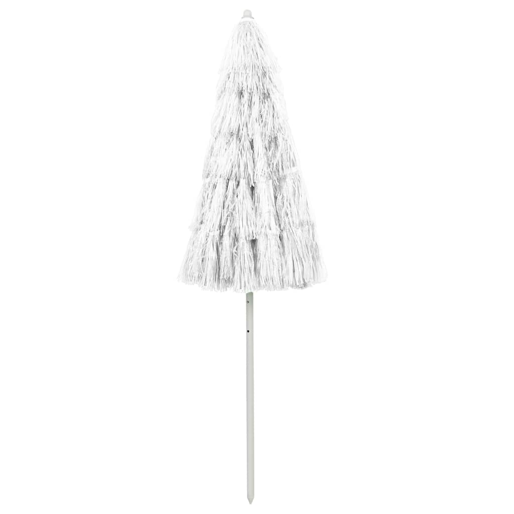 Vidaxl strandparasol hawaï 240 cm wit