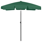 VidaXL Strandparasol 180x120 cm groen
