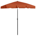 Vidaxl strandparasol 180x120 cm terracottakleurig