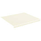 Vidaxl vervangingsdoek voor luifel 4x3,5 m crèmekleurig