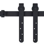 Vidaxl ophangset voor minischuifdeur 122 cm koolstofstaal