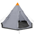 Vidaxl tent 4-persoons grijs