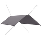 Vidaxl afdekzeil 3x2 m grijs