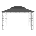 Vidaxl prieel 160 g m² 4x3x2,7 m antracietkleurig