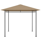 Vidaxl prieel 180 g m² 3x3x2,7 m taupe
