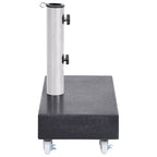 Vidaxl parasolvoet 45x25x8 cm graniet zwart