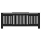 Vidaxl radiatorombouw 205 cm mdf zwart