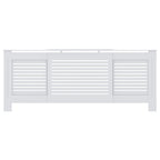 Vidaxl radiatorombouw 205 cm mdf wit