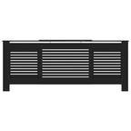 Vidaxl radiatorombouw 205 cm mdf zwart