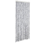 Vidaxl vliegengordijn 56x200 cm chenille zilverkleurig