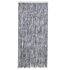 Vidaxl vliegengordijn 90x200 cm chenille zilverkleurig