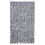 Vidaxl vliegengordijn 118x220 cm chenille zilverkleurig