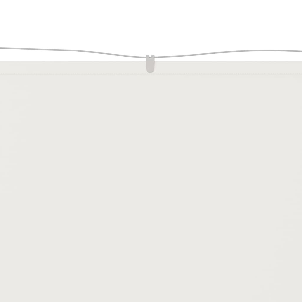 Vidaxl luifel verticaal 100x420 cm oxford stof wit