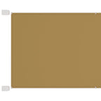 Vidaxl luifel verticaal 140x420 cm oxford stof beige