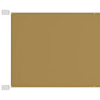 Vidaxl luifel verticaal 140x600 cm oxford stof beige