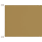 Vidaxl luifel verticaal 180x800 cm oxford stof beige