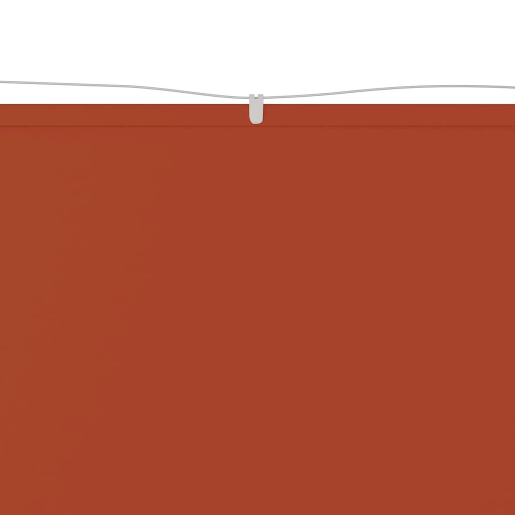Vidaxl luifel verticaal 100x420 cm oxford stof terracottakleurig
