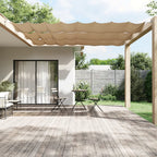 Vidaxl luifel verticaal 60x420 cm oxford stof taupe