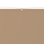 Vidaxl luifel verticaal 60x800 cm oxford stof taupe