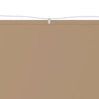 Vidaxl luifel verticaal 60x1000 cm oxford stof taupe