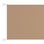 Vidaxl luifel verticaal 100x360 cm oxford stof taupe