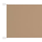 Vidaxl luifel verticaal 100x800 cm oxford stof taupe