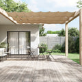 Vidaxl luifel verticaal 100x800 cm oxford stof taupe
