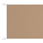 Vidaxl luifel verticaal 140x800 cm oxford stof taupe