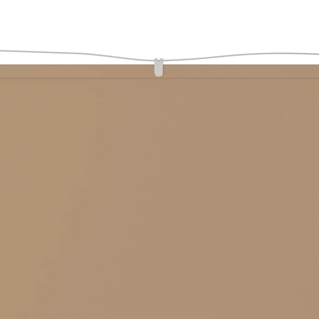 Vidaxl luifel verticaal 180x360 cm oxford stof taupe