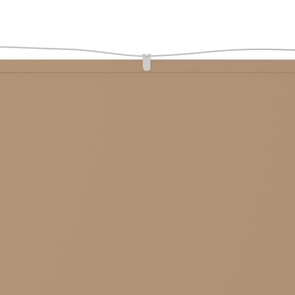 Vidaxl luifel verticaal 200x420 cm oxford stof taupe