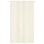 VidaXL Balkonscherm 140x240 cm oxford stof crèmekleurig