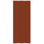 Vidaxl balkonscherm 100x240 cm oxford stof terracottakleurig