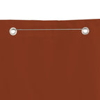 Vidaxl balkonscherm 100x240 cm oxford stof terracottakleurig